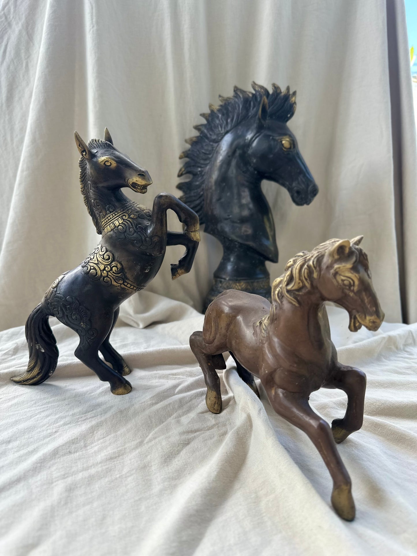 Handcrafted Bronze Horse Figurine
