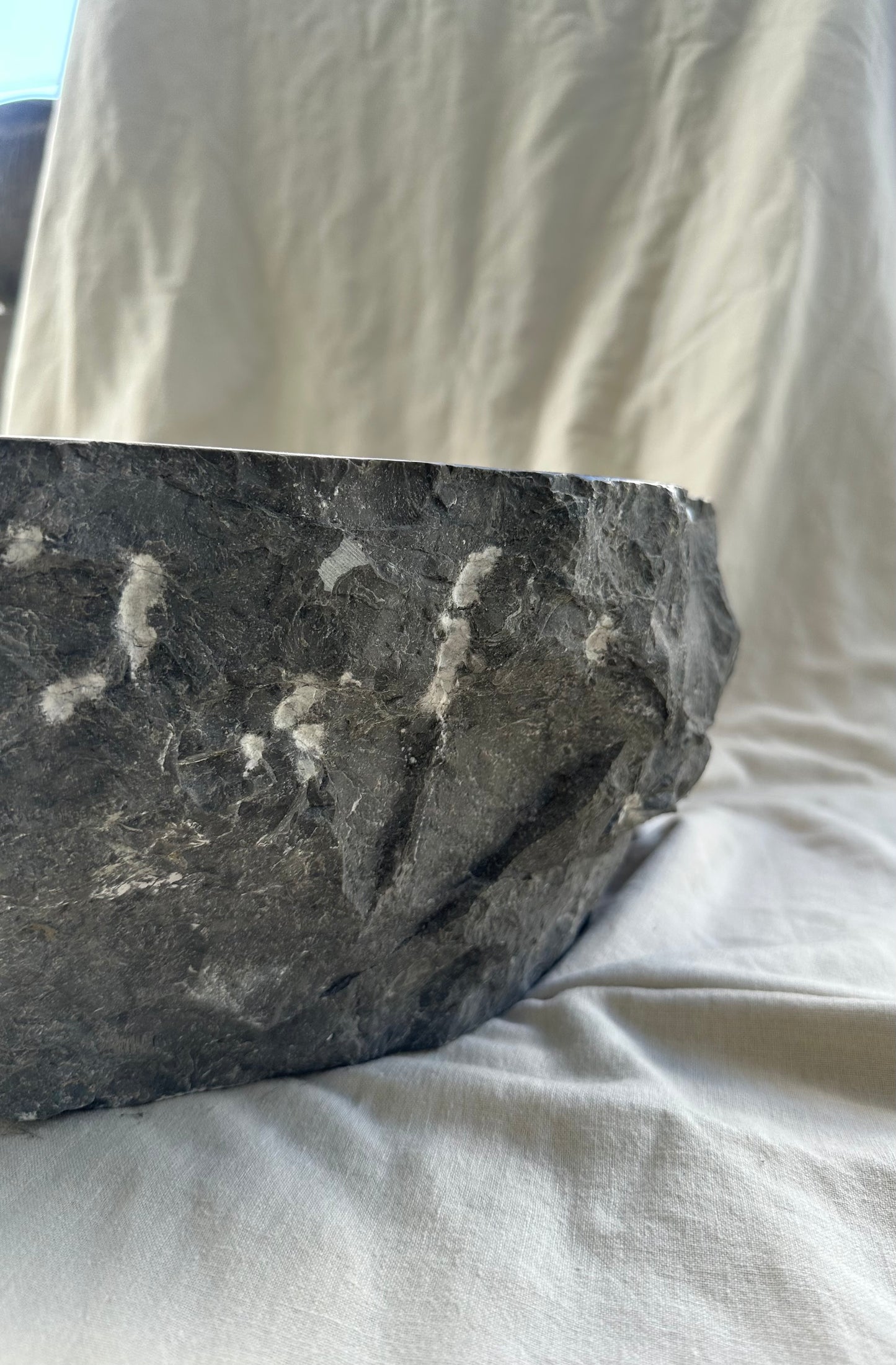 Dark Grey Marble Sink