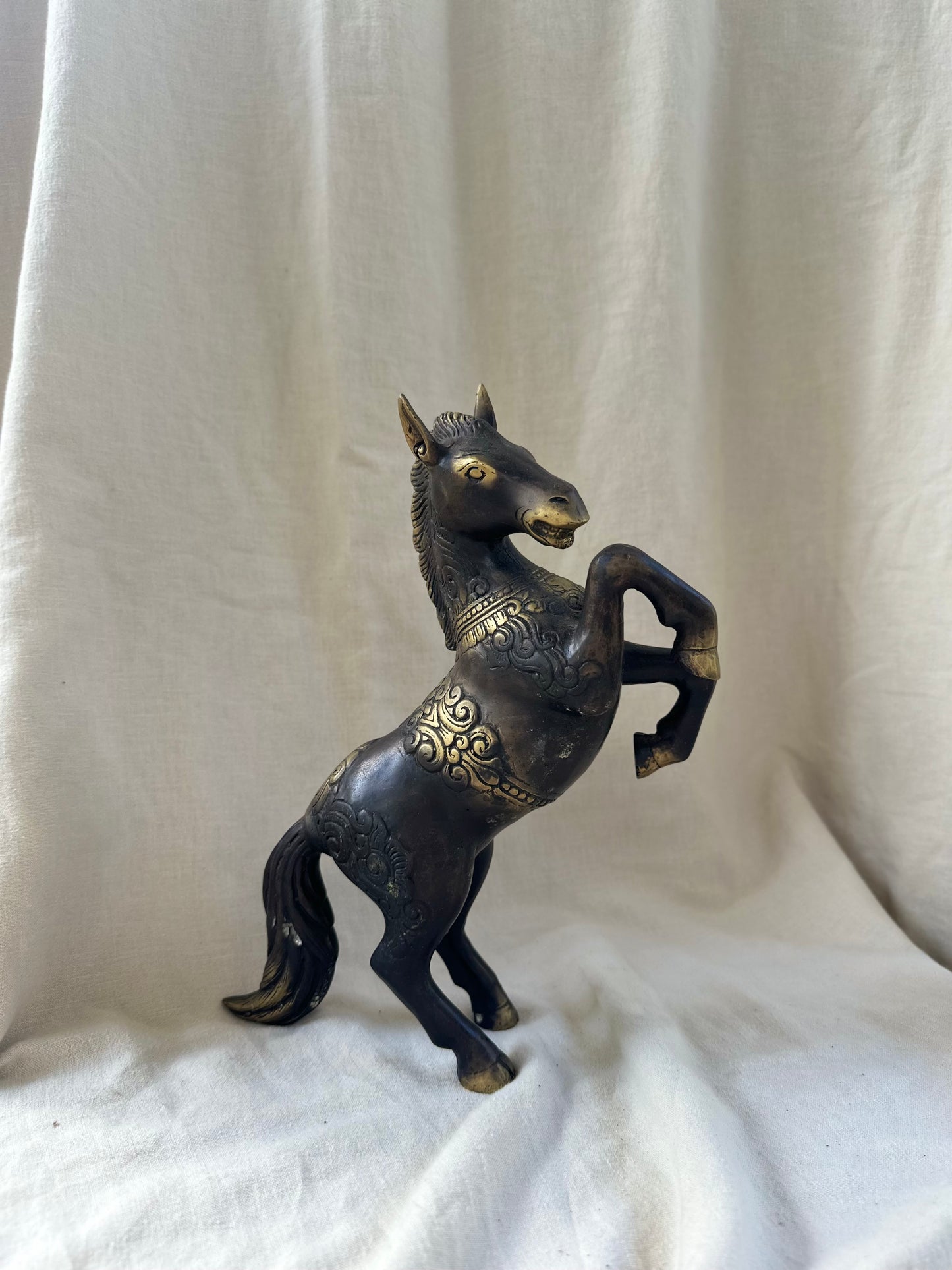 Handcrafted Bronze Horse Figurine