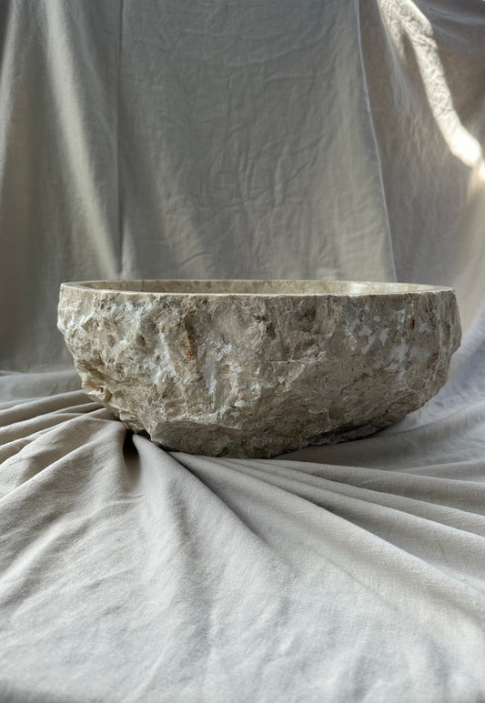 Beige Oval Sink
