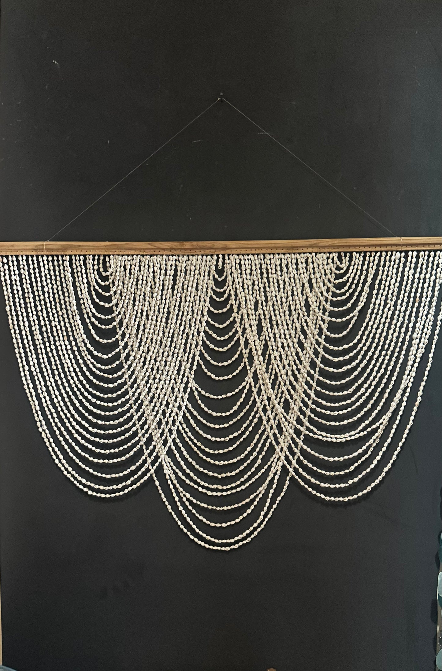 Handcrafted Coastal Seashell Wall Hanging