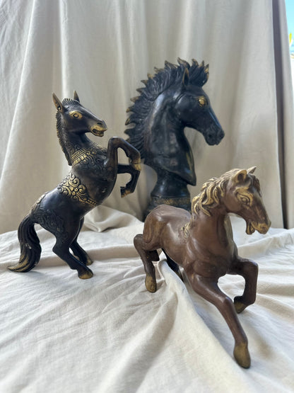 Handcrafted Bronze Horse Figurine