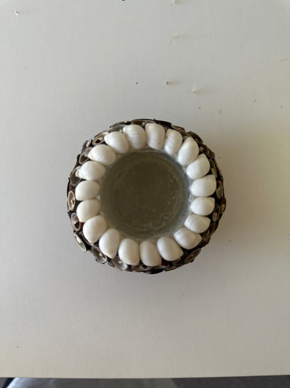 Dark Spiral Shell Tealight Holder