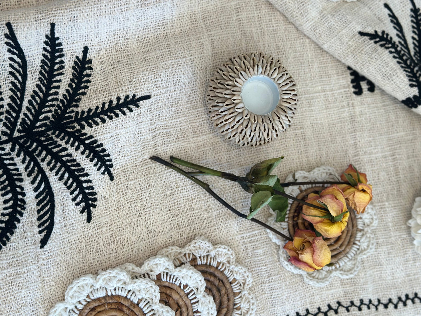 Handmade Macrame Puff