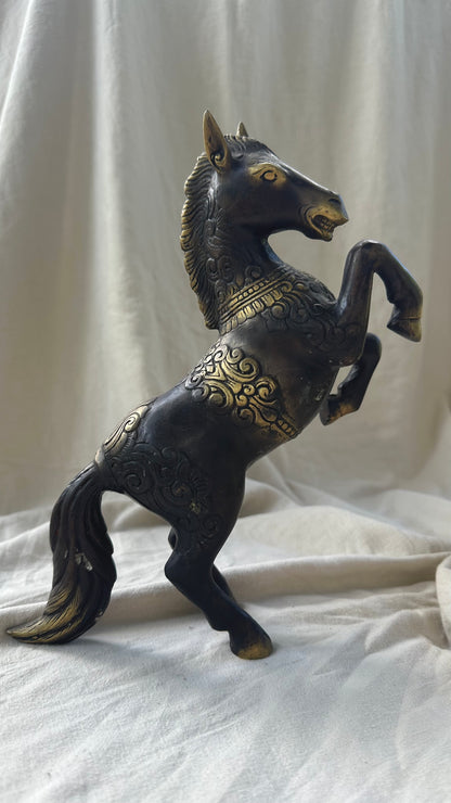 Handcrafted Bronze Horse Figurine